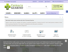 Tablet Screenshot of farmaciaguarino.com